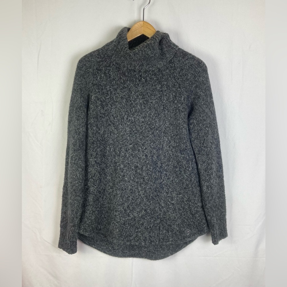MICHAEL Michael Kors Women’s Small Gray Cotton Wool Blend Cowl Neck Sweater EUC